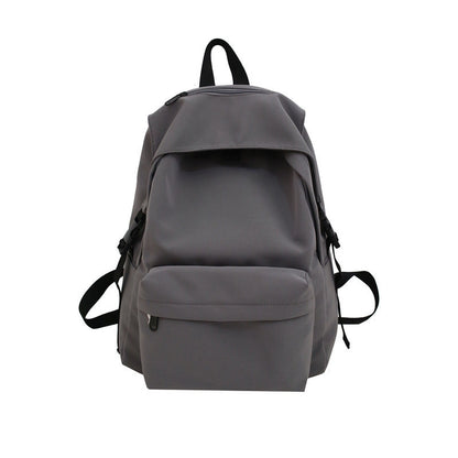 Women's Solid Color Fashion Nylon Female Korean Backpacks