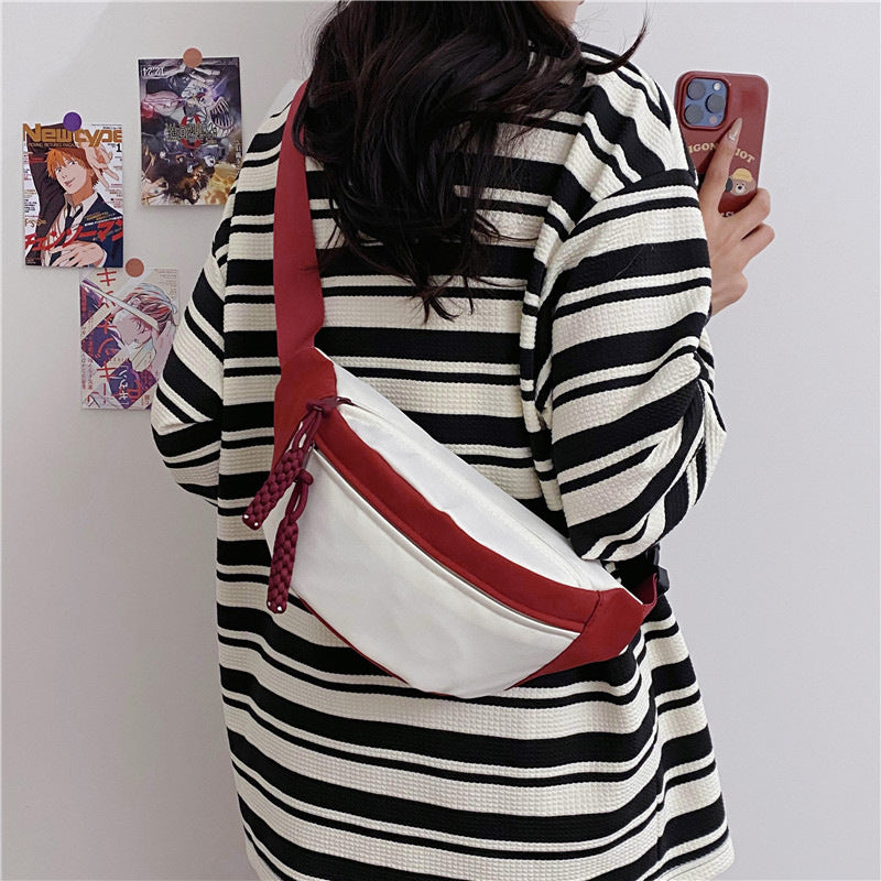 Women's Glamorous Creative Canvas Simple Small Waist Packs