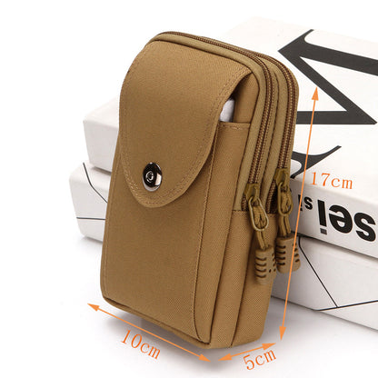 Men's Mobile Solid Color Vertical Guard Portable Bags