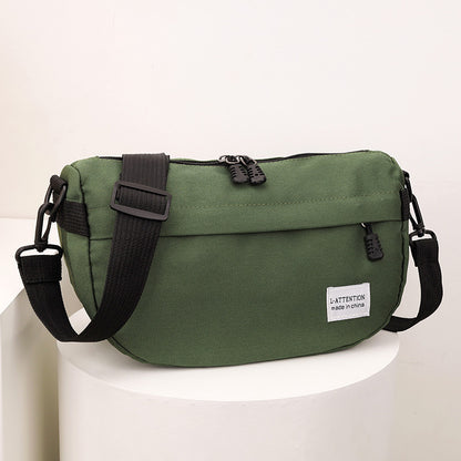 Women's & Men's & Street Tide Green Fashion Large Crossbody Bags