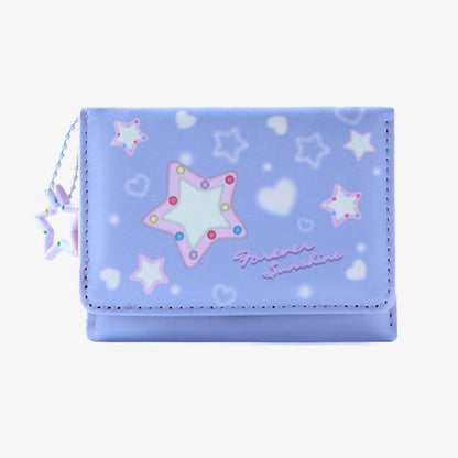 Women's Small Pattern Short Multifunctional Cartoon Change Ladies Wallets