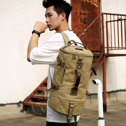 Women's & Men's Retro Canvas Fashion Trendy Single Room Backpacks