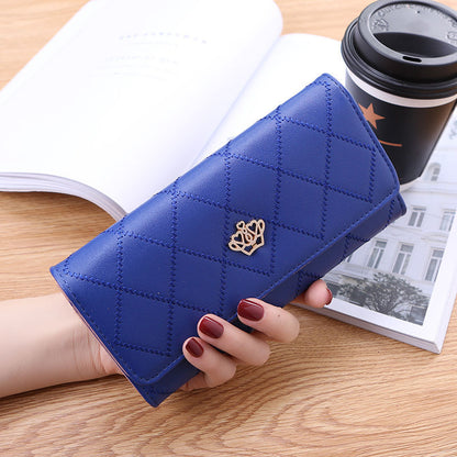 Women's Korean Long Trendy Thin Fashion Diamond Ladies Wallets