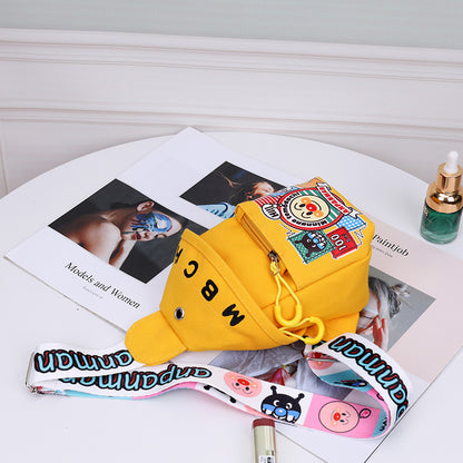 Women's & Children's & Cartoon Canvas Fashionable Korean Style Waist Packs