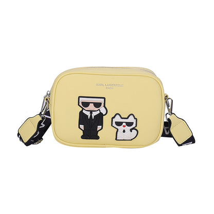 Women's Trendy Cartoon Wide Strap Simple Small Crossbody Bags