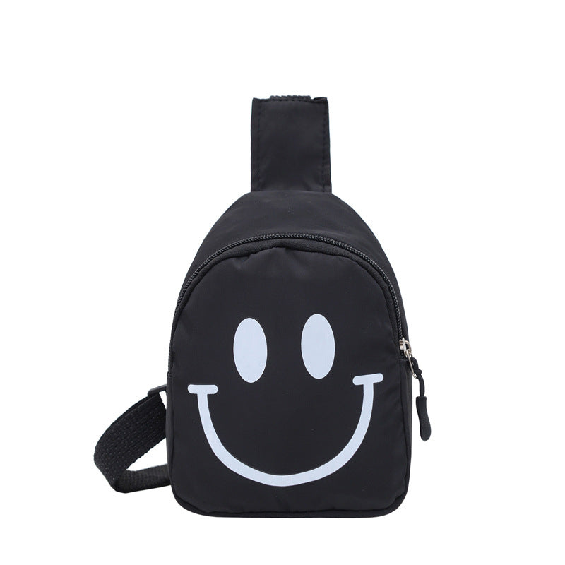 Children's Cute Pockets Korean Smiley Trendy Fashion Purses