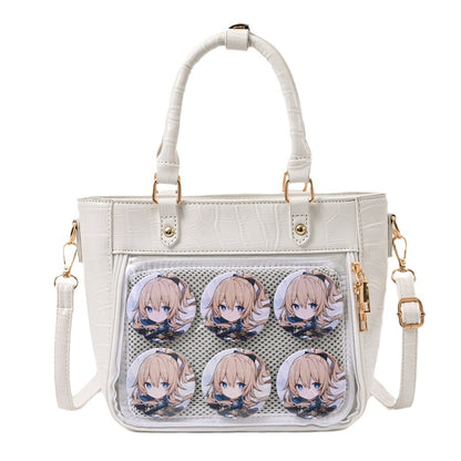 Tote Cartoon Double-sided Commuter Elegant Ribbon Portable Crossbody Bags