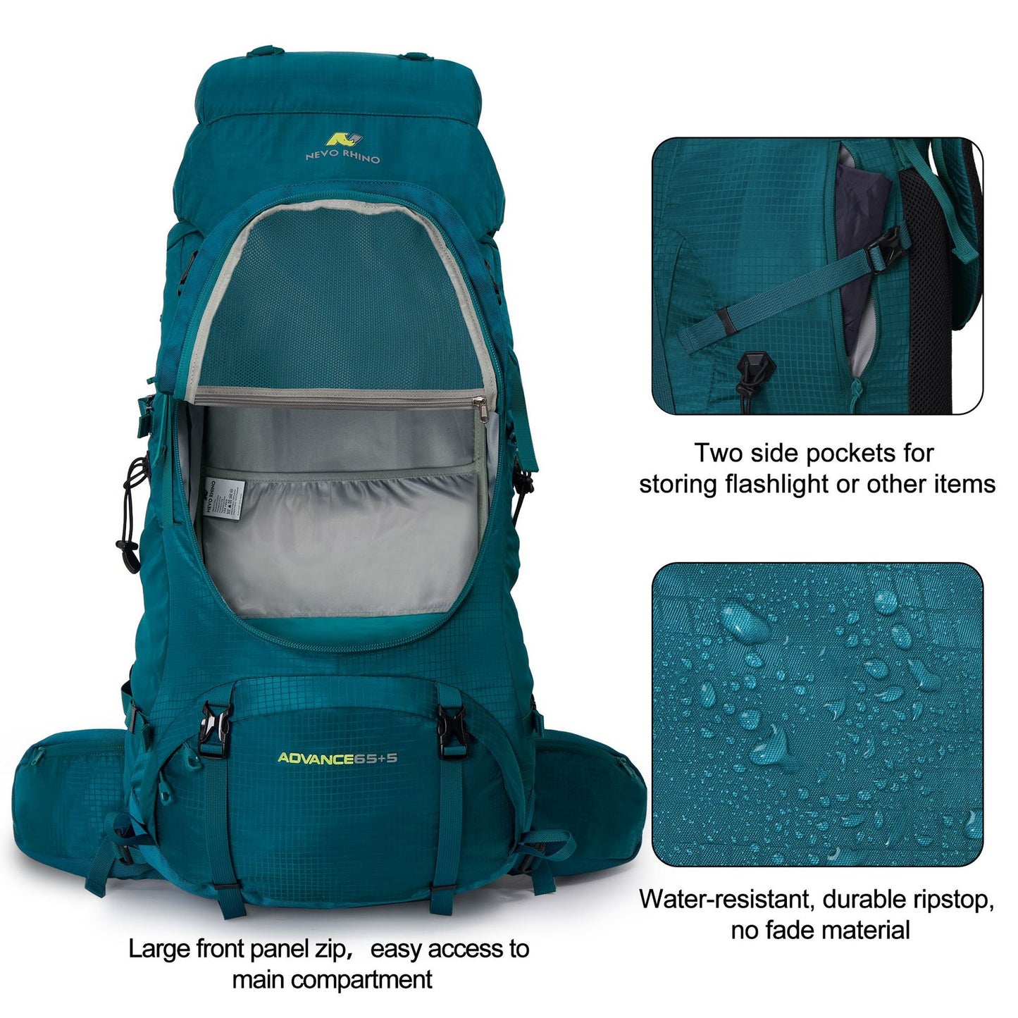 Women's & Men's & Water Large Capacity Hiking Camping Mountaineering Backpacks