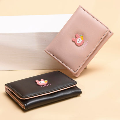 Women's Korean Style Cute Folding Cat Trendy Ladies Wallets