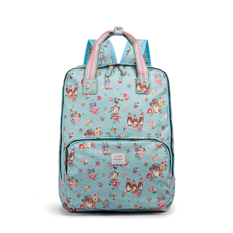 Women's Style Retro Printed Waterproof Large Capacity Backpacks