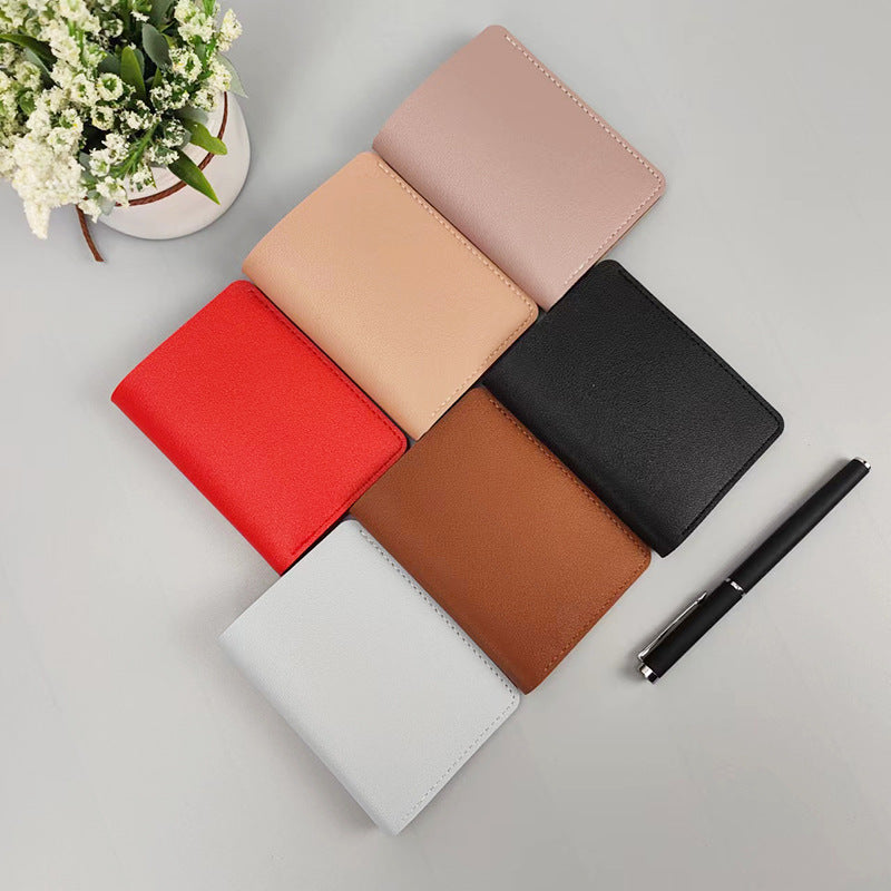 Women's Simple Short Female Thin Multiple Ladies Wallets