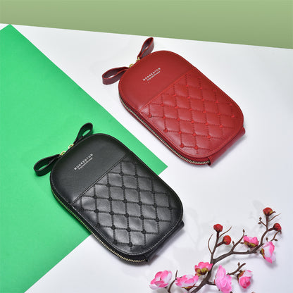 Mobile Pouch Double Zipper Cute Female Ladies Wallets