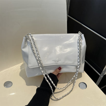 Capacity Fashion Simple Commute Chain Female Early Autumn Easy Shoulder Bags