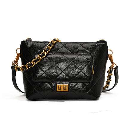 Fashion Simple Light Luxury Rhombus Chain Crossbody Bags