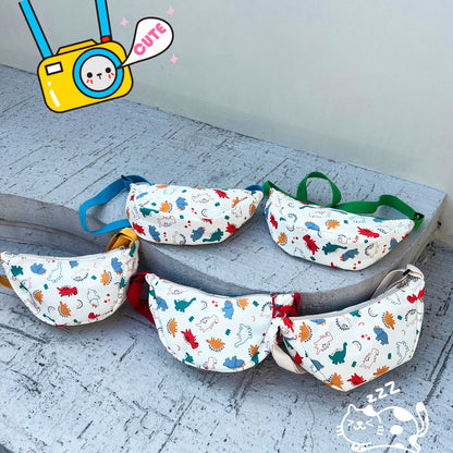 Sacs banane pour enfants de style coréen avec imprimé dessin animé mignon pour garçons