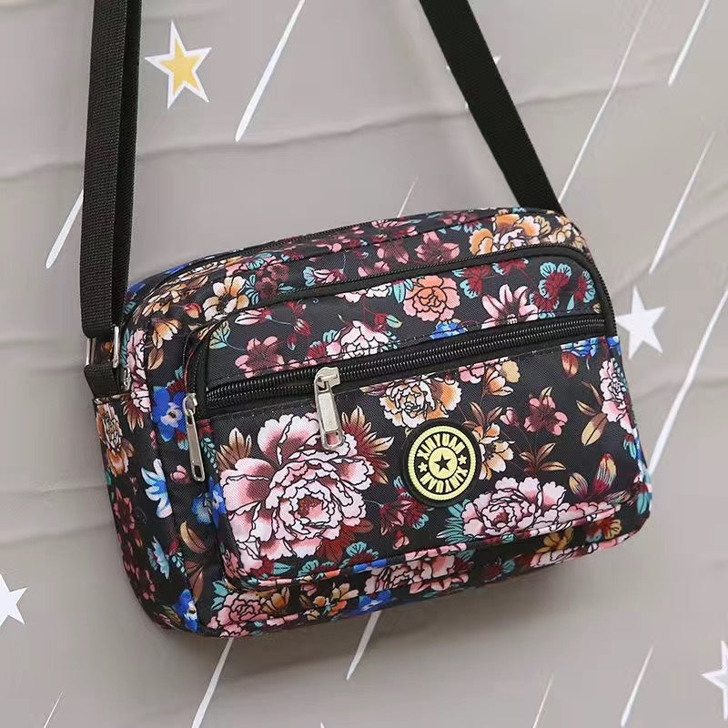 Flower Cloth Mummy Waterproof Oxford Hair Crossbody Bags