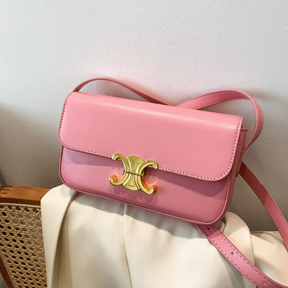 Women's Trendy Fashion Korean Simple Latch Crossbody Bags