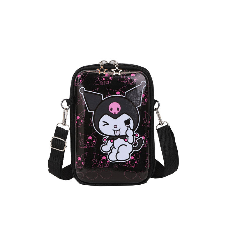 Women's Korean Cartoon Cute Western Mobile Crossbody Bags