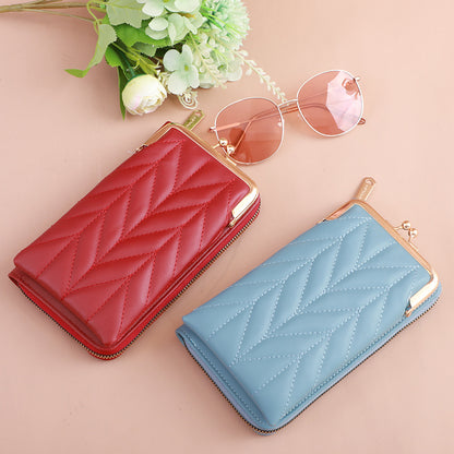 Women's Mobile Korean Style Fashion Twist Multifunctional Phone Bags