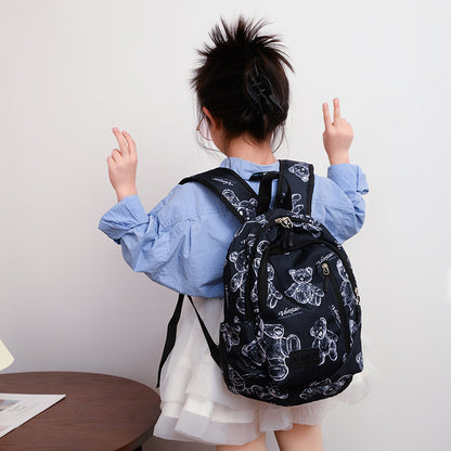 Mignon ours coréen pour les grands cartables des élèves de l'école primaire