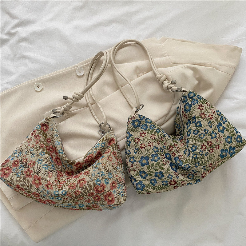 Autumn Ethnic Style Flower Fashion Chain Shoulder Bags