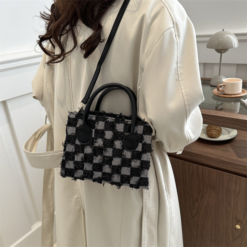 Trendy Simple Fashion Personalized Winter Fashionable Portable Shoulder Bags