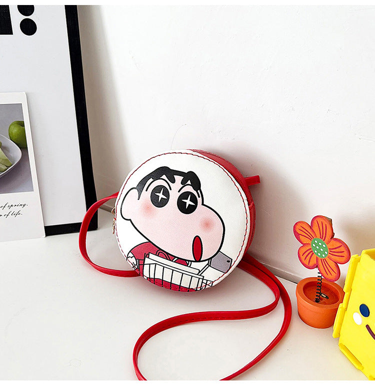 Children's Korean Style Fashion Small Round Cartoon Children's Shoulder Bags