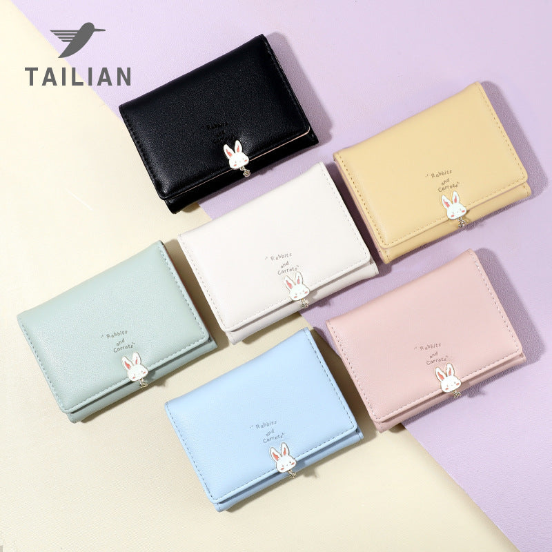 Women's Glamorous Versatile Rabbit Cute Clutch Ladies Wallets