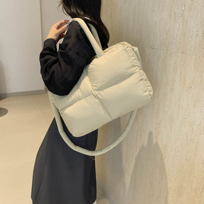 Fashion Cotton Filling Large Capacity Female Trendy Spring Simple Crossbody Bags