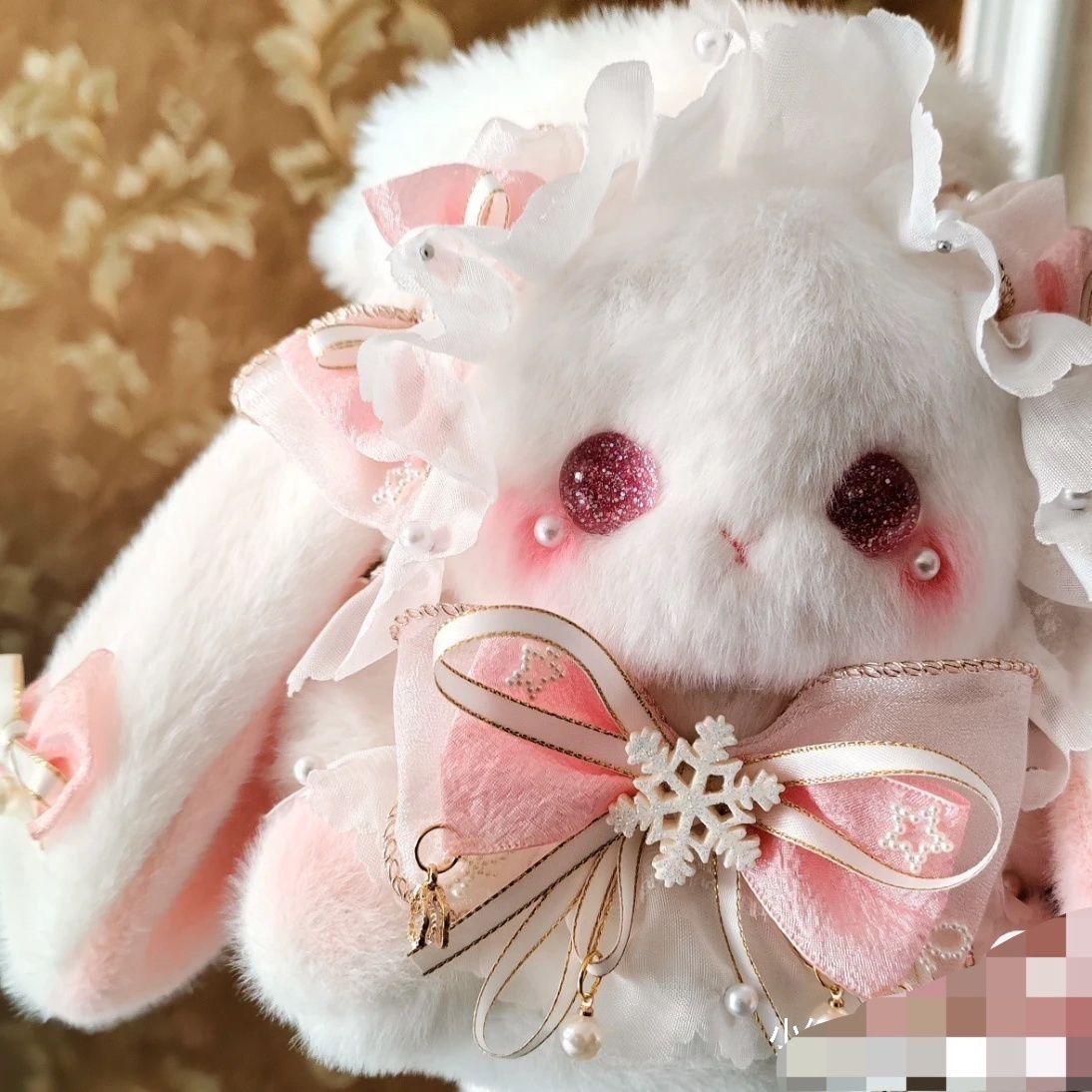 Style Lolita Rabbit Full Set Of Flowers Shoulder Bags