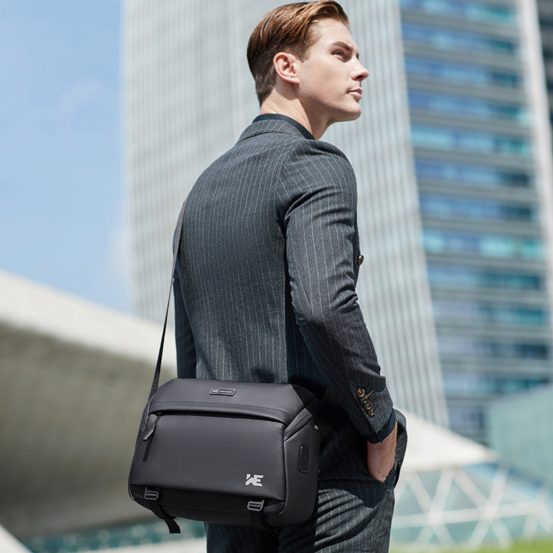 Sacs messagers multifonctionnels pour hommes, imperméables, portables, de style professionnel