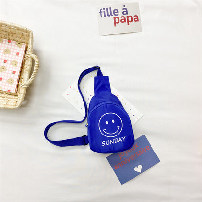 Mini sacs banane pour enfants avec visage souriant mignon pour petit garçon