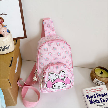 Children's Trendy Fashion Boys Cartoon Cute Princess Children's Waist Packs