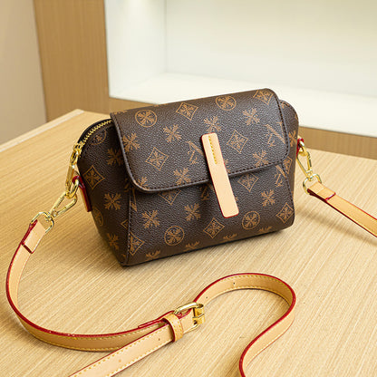 Women's French Entry Lux Printed Plaid High-grade Crossbody Bags