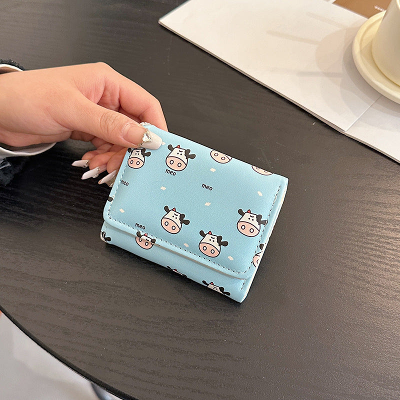 Short Female Design Thin Cute Change Ladies Wallets