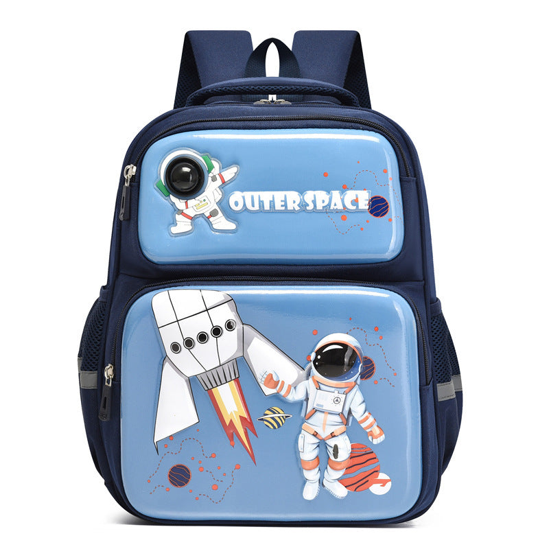 Sacs d'école maternelle à coque rigide en trois dimensions Rocket Spaceman Unicorn