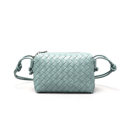 Women's Summer Macaron Small Handmade Woven Simple Crossbody Bags