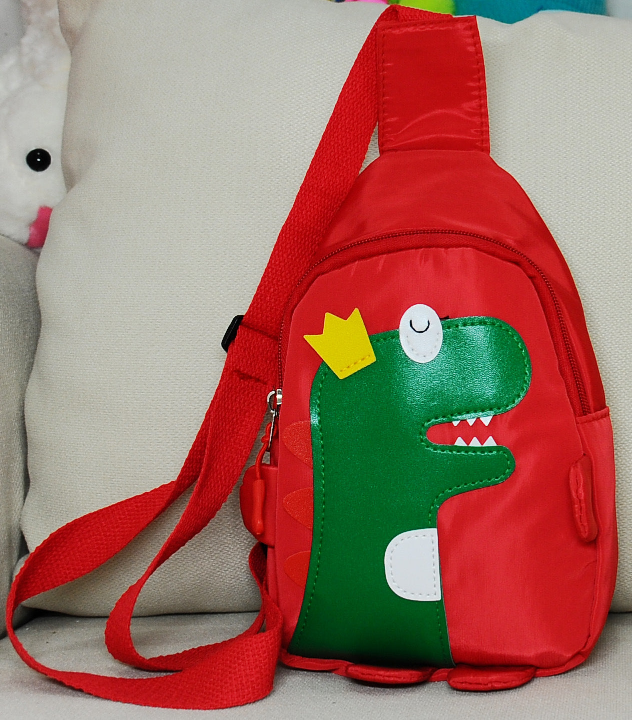 Children's Popular Bao Long Printing Cute Children's Shoulder Bags