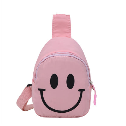 Children's Cute Pockets Korean Smiley Trendy Fashion Purses