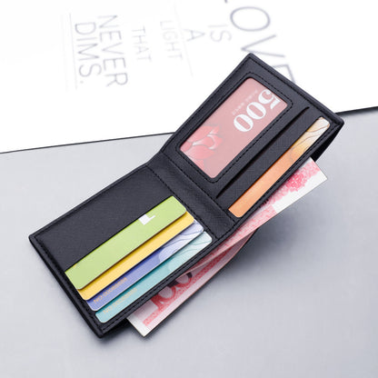 Men's Boys Short Version Thin Green Folding Men's Wallets