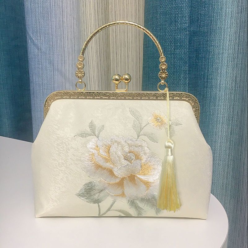 Antique Embroidery Fresh With Cheongsam Vintage Crossbody Bags