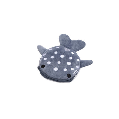 Shark Plush Cute Pendant Cable Zipper Children's Coin Purse