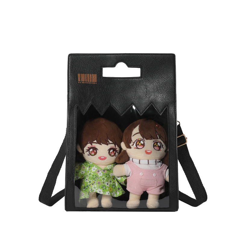 Doll Cartoon Campus Outing Large Capacity Crossbody Bags