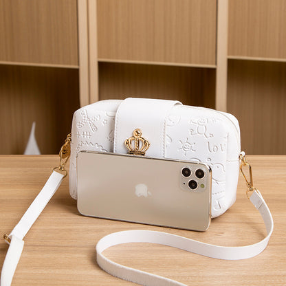 Glamorous Beautiful Embossed Quantity Discount Korean Crossbody Bags