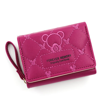 Women's Embroidery Short Fashion Embroidered For Multiple Ladies Wallets