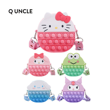 Authorized Hello Kitty Silicone Cartoon Melody Purses