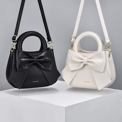 Bowknot Portable Design Fresh Sweet Girlish Shoulder Bags