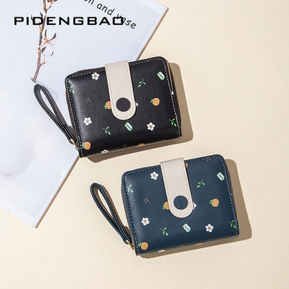 Women's Popular Comfortable Korean Short Zipper Ladies Wallets