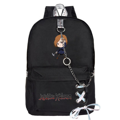 Battle Anime Peripheral Cartoon Canvas Chain Backpacks