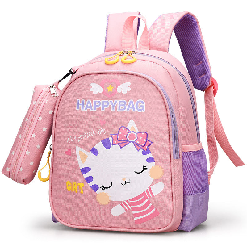 Sac à dos mignon avec pendentif crayon pour les classes intermédiaires des garçons